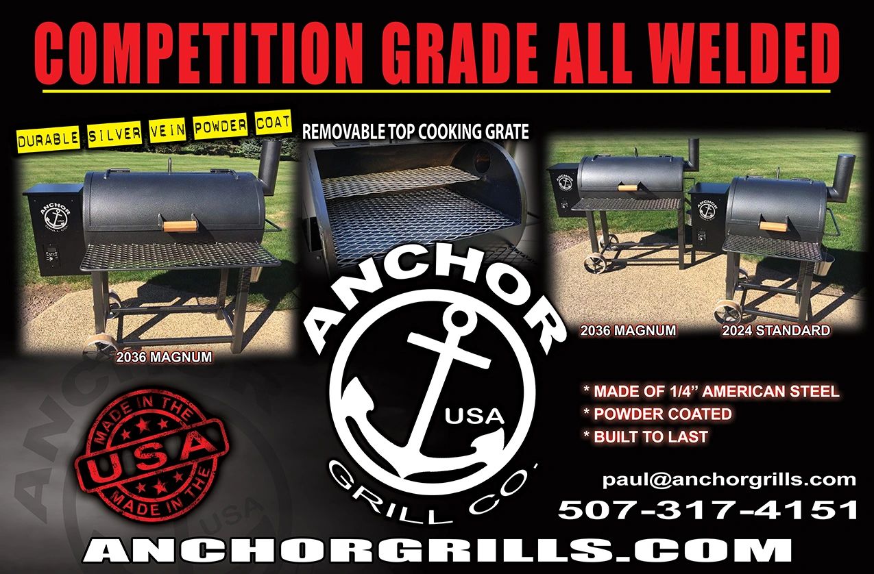 Anchor Grill Co. Pellet Grill, Smoker, Bbq